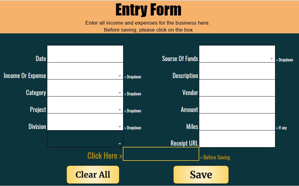 Ultimate Form Input Page